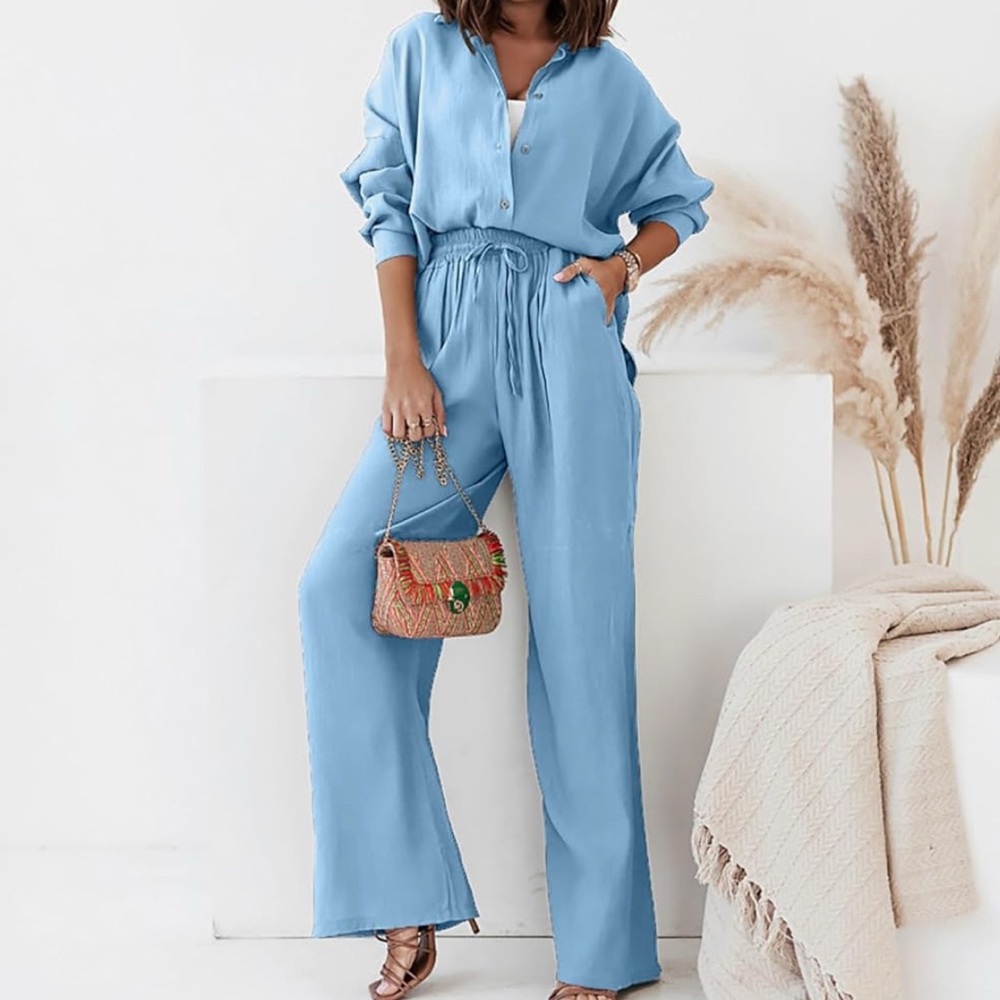 Elegant Blue Women's Jumpsuit